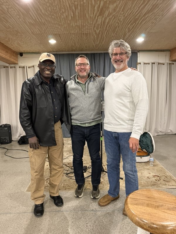 Pastor Faleke with ministry partners